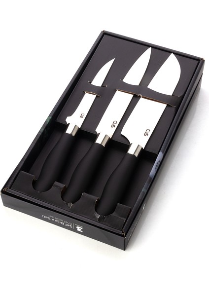 Sürmene Doğrama Siyah Baba Şef Bıçak Seti (3lü) fiyatları
