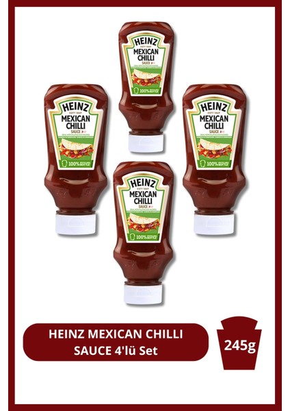 Heınz Mexıcan Chıllı Sauce 245G 4'lü Set