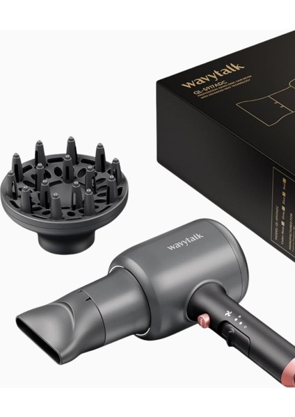 Güçlü 2200W Saç Kurutma Makinesi, Gri Renk, Difüzör ve Konsantratör Ile. modelleri