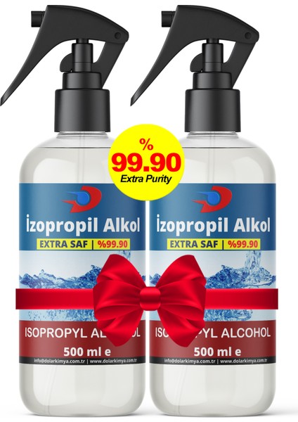 Saf Ipa Izopropıl Alkol (Sprey Başlıklı,ipa) - 2 x 500 ml