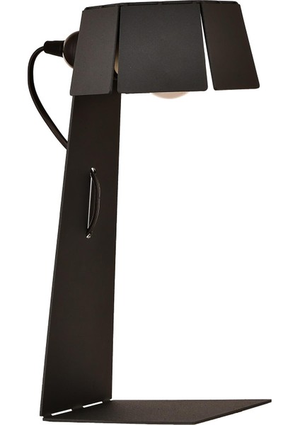 Avonnı ML-34002-BSY Siyah Boyalı Masa Lambası E27 Metal 13X15CM