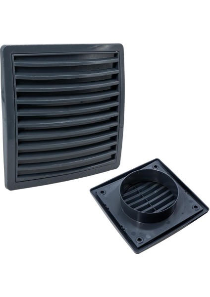 6463 Kare Baca Kapağı Duvar Menfezi 100 mm