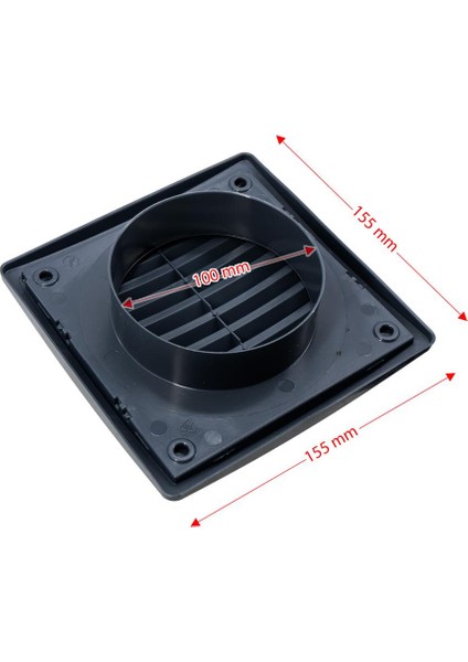 6463 Kare Baca Kapağı Duvar Menfezi 100 mm indirimleri