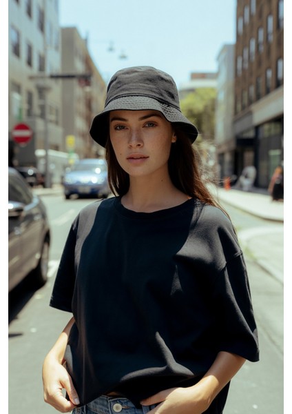 UV Güneş Koruma Kova Şapka Hafif Katlanabilir Çapraz Outdoor Siyah Plaj Deniz Bucket Balıkçı Şapkası