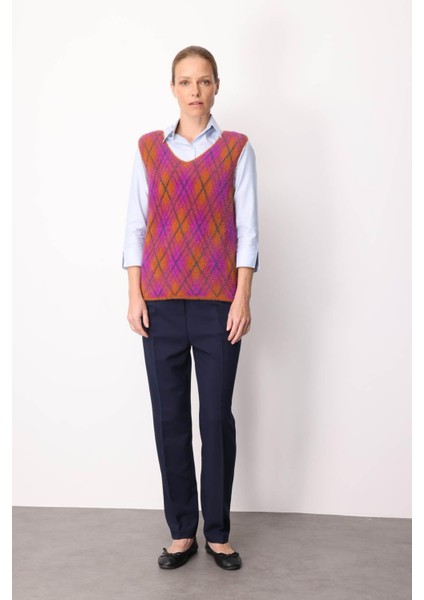 Kadın Baklava Desenli Süveter 7 fırsatları