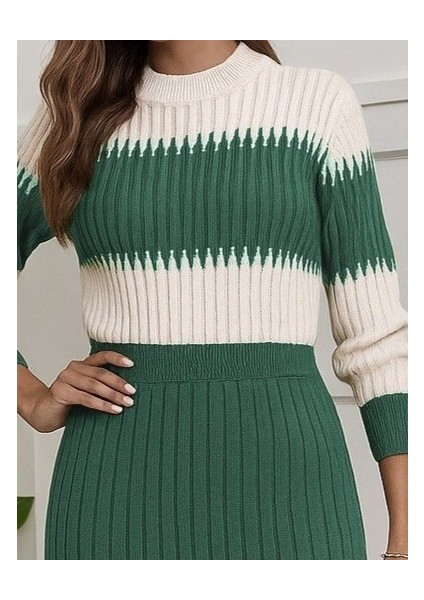 Ulak Handmader Kadın Uzun Kollu Triko Etekli Takım fiyatları