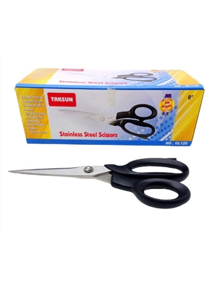 : Taksun Makas 22.5cm 9inç / GL120 Taksun GL120 Kumaş Terzi Makası 23 cm 9"inç 3 Adet indirimleri