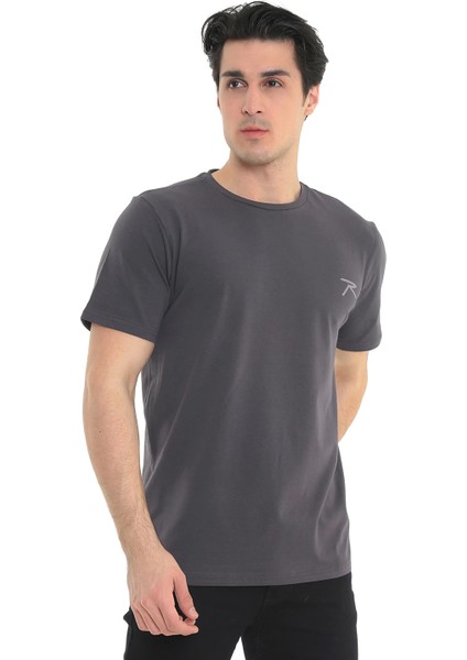 %100 Pamuk T-Shirt Gravıs Antrasit fiyatları