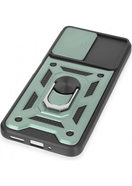 Xiaomi Redmi Note 12 5g Kılıf Pars Lens Yüzüklü Silikon - Yeşil indirimleri