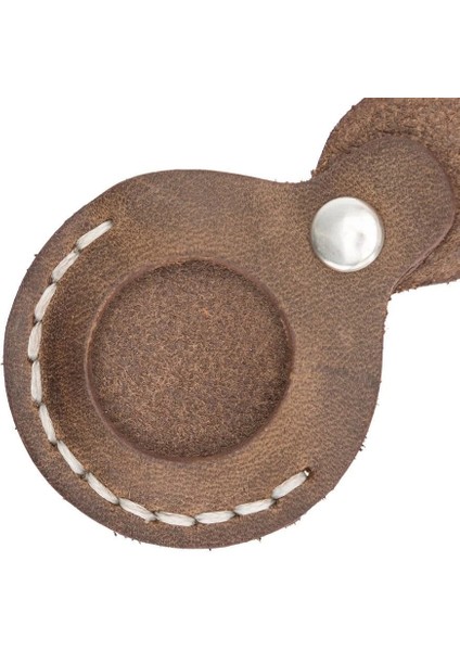 Apple Airtag Uyumlu Deri Anahtarlık Beta Aa6 Kahve fırsatları