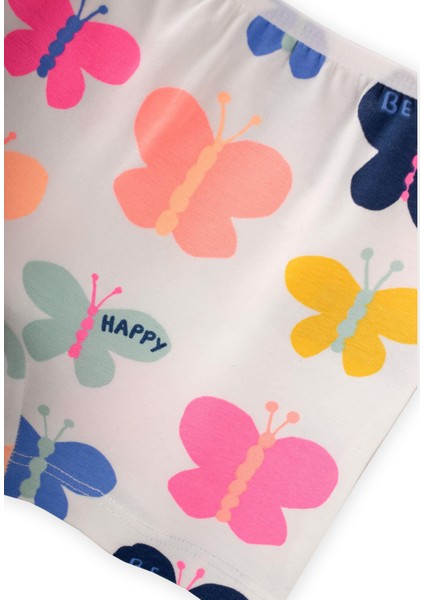 Üçlü Biyeli Kız Boxser 2-9 Yaş Kelebek Desen modelleri