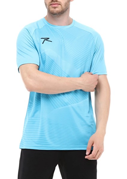 Unisex Dijital Baskılı T-Shirt Justa Turkuaz