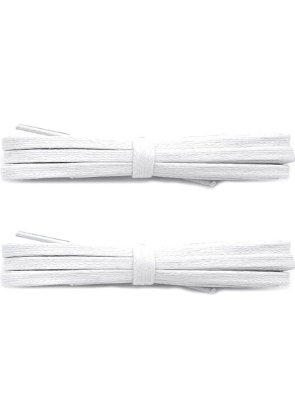 80 cm Beyaz 5 mm Yassı Mumlu Ayakkabı Bağcığı fırsatları