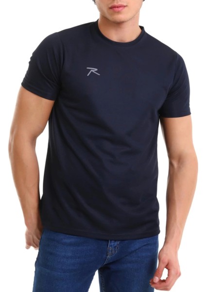 Basic T-Shirt Tres Lacivert