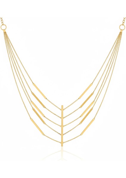 Italyan Tasarım Altın Gerdanlık