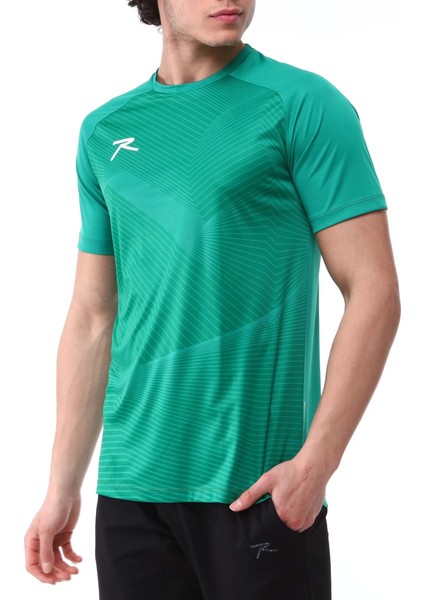 Unisex Dijital Baskılı T-Shirt Justa Yeşil