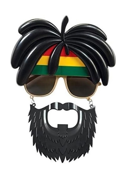 Rasta Peruklu Bob Marley Parti Gözlüğü modelleri