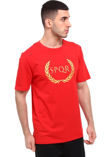 Spqr %100 Pamuk T-Shirt Ares Kırmızı fırsatları