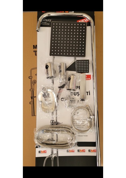 Lüks Tepe Duş Seti – Modern Tasarım, Yüksek Basınçlı Yağmurlama Duş Keyfi indirimleri