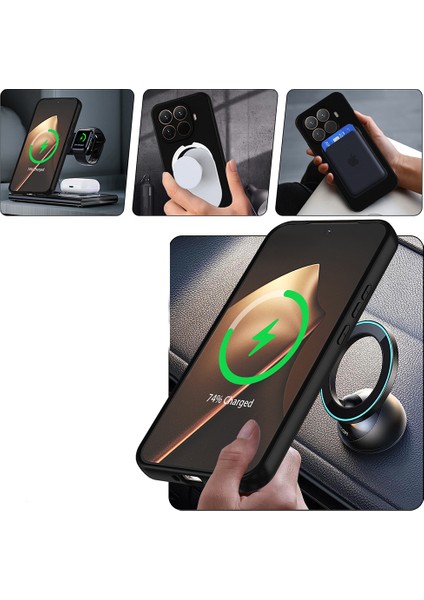 Xiaomi 15T Pro Kılıf M-safe Şarj Özellikli Standlı Zore Samara Kapak fırsatları