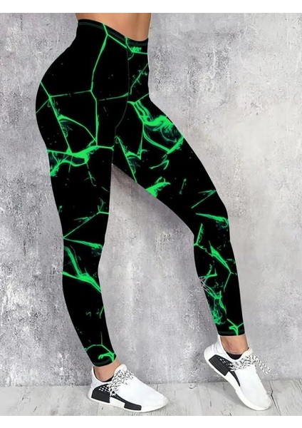 Ulak Handmader Kadın Yüksek Bel Renk Detaylı Dalgıç Tayt modelleri