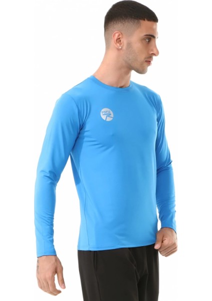 Uzun Kollu T-Shirt Vıvus Mavi modelleri