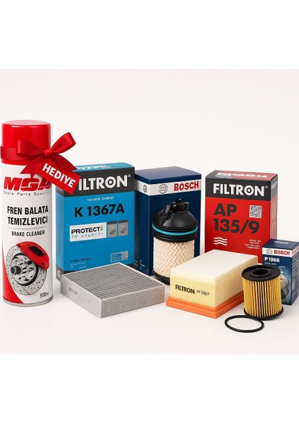 Renault Megane 4 1.5 Blue Dci 115 Hp Filtre Bakım Seti