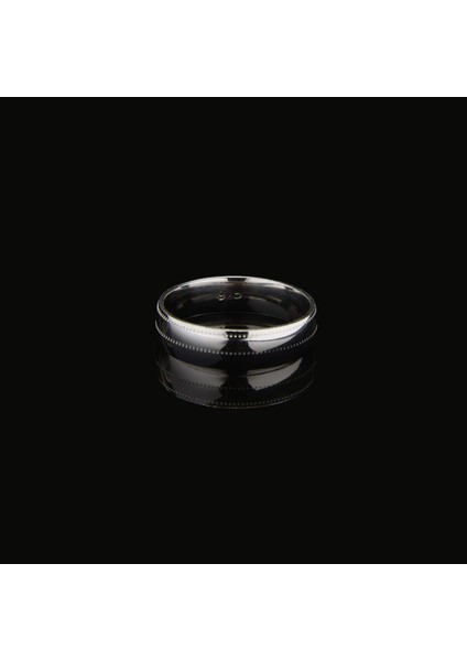 256 - 5 mm Bombe Model Kesme Gümüş Alyans modelleri