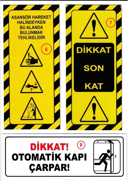 Uyarı ve Güvenlik Etiketleri