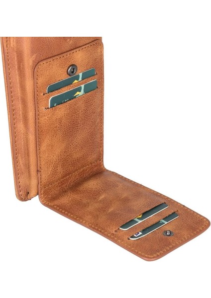 Avjin 6.9 Inch Uyumlu Deri Kılıf Cüzdan Askılı TN11 Taba fiyatları