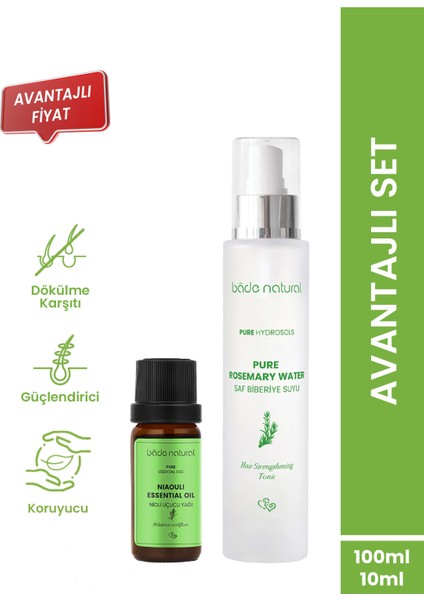 Biberiye Suyu Saç Toniği & Nioli Uçucu Yağı