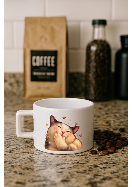 Nescafe Bardağı (Kedi)