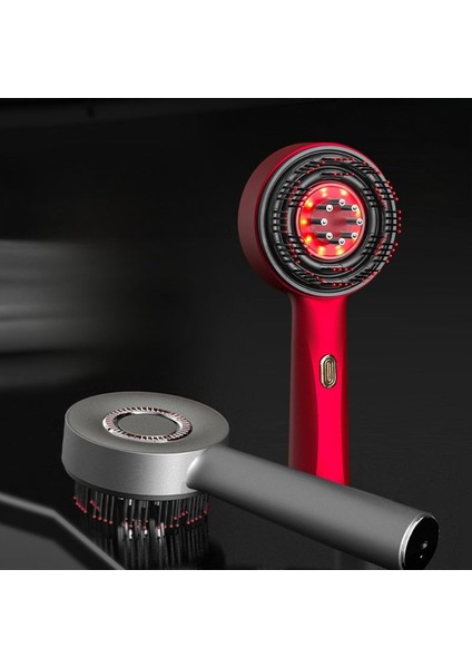 Elektrikli Titreşim Masaj Tarak – Kırmızı Işık Terapi, Saç Büyüme Destekleyici, Anti Saç Dökülmesi Saç Derisi Masaj Fırçası, Sıvı Yağ Aplikatörlü fiyatları