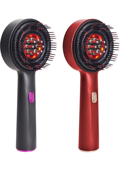 Elektrikli Titreşim Masaj Tarak – Kırmızı Işık Terapi, Saç Büyüme Destekleyici, Anti Saç Dökülmesi Saç Derisi Masaj Fırçası, Sıvı Yağ Aplikatörlü fırsatları