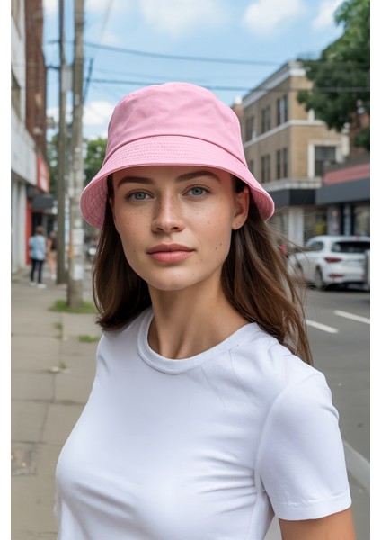 UV Güneş Koruma Kova Şapka Hafif Katlanabilir Çapraz Outdoor Pembe Plaj Deniz Bucket Balıkçı Şapkası fiyatları