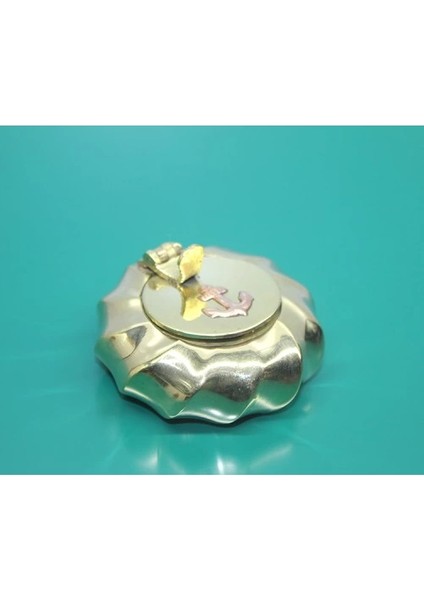 Pirinç Çapalı Kapaklı Küllük 6 cm