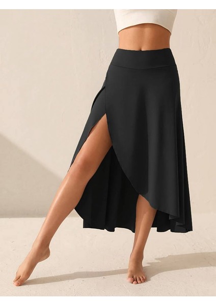 Emineulak Kadın Cep Detay Taytlı Sandy Etek