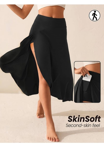 Emineulak Kadın Cep Detay Taytlı Sandy Etek fırsatları