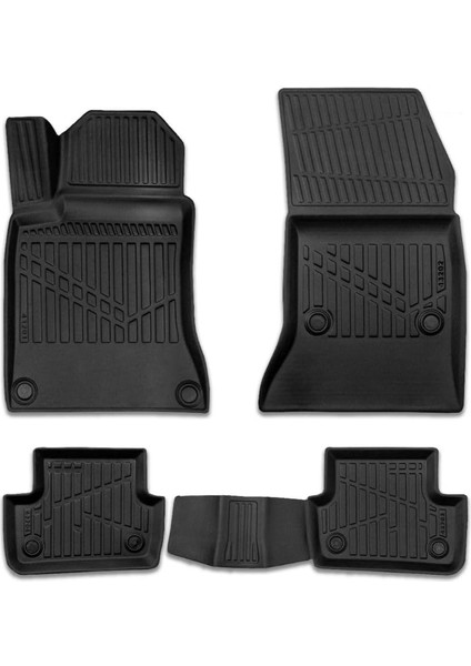 Mercedes A Serisi W176 2012-2018 Için Havuzlu Paspas, Yüksek Kenarlı, Esnek, Araca Özel, Kokusuz, Oto Paspas