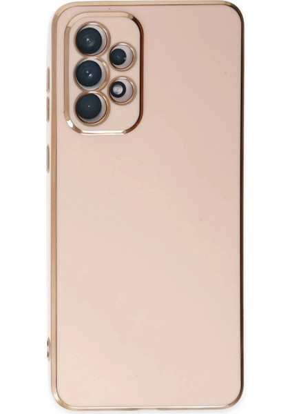 Samsung Galaxy A73 5g Kılıf Volet Silikon - Pembe