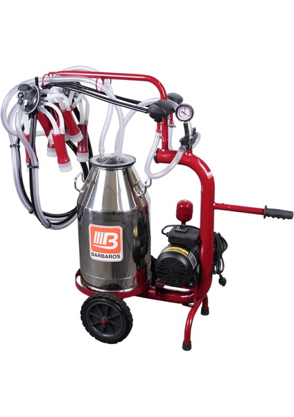 Çift Sağım Tek Güğüm Inek Sağım Makinesi C 40 Model