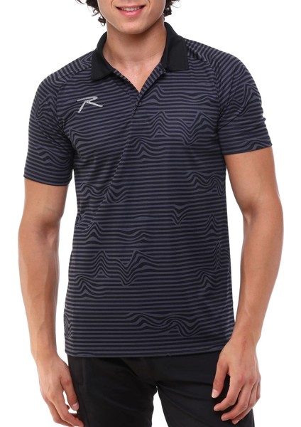 Polo T-Shirt Fluctus Siyah