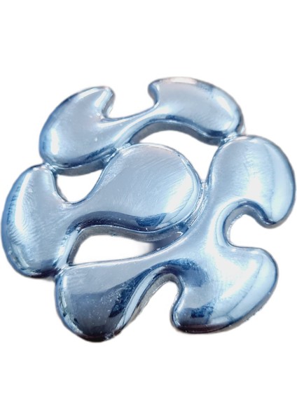 Düğme Kulp Yağmur Krom – 5 Adet | Mobilya Kulp Seti