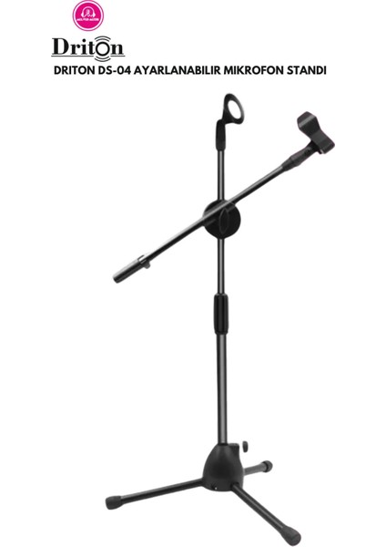 Ds-05 Profesyonel 3 Bacaklı Mikrofon Sehpası - Mikrofon Standı