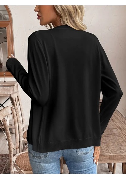 Ulak Handmader Kadın Uzun Kollu Önden Düğmeli Triko Ceket indirimleri