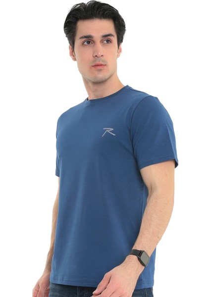 %100 Pamuk T-Shirt Gravıs Indigo fiyatları