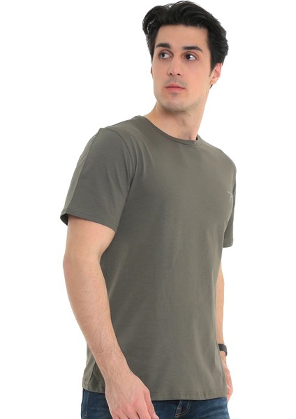 %100 Pamuk T-Shirt Gravıs Haki fiyatları