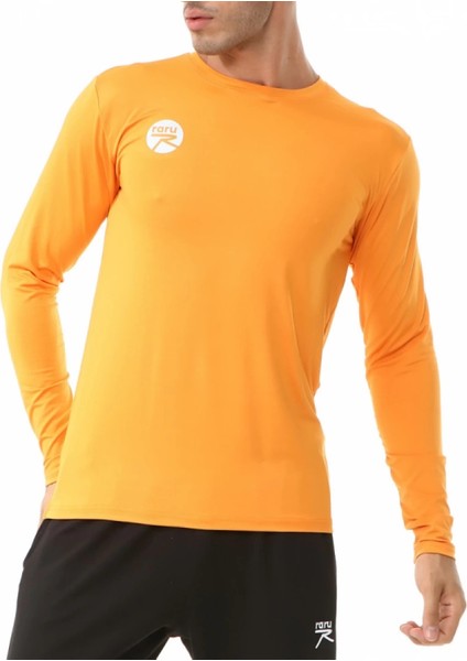 Uzun Kollu T-Shirt Vıvus Oranj