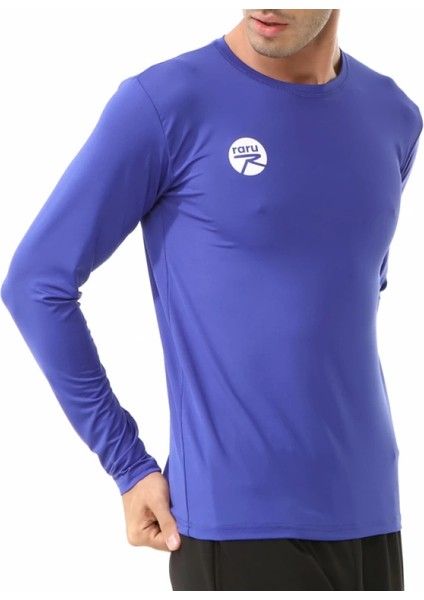 Uzun Kollu T-Shirt Vıvus Saks