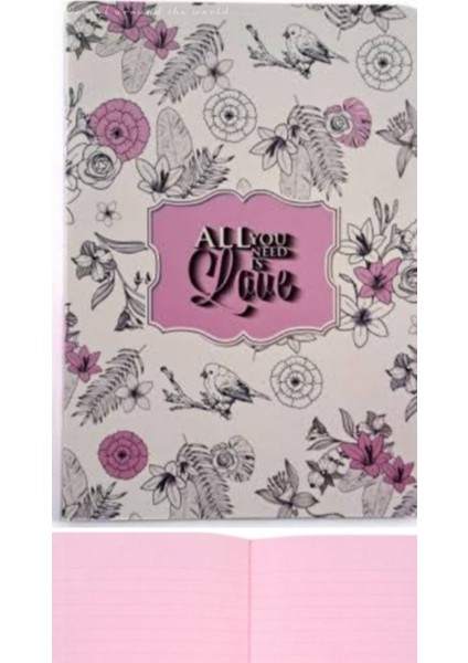 Sekreterlik St-20 Panda Dondurma Desenli Kapaksız +Lizi A5 Renkli Çizgili Defter fiyatları